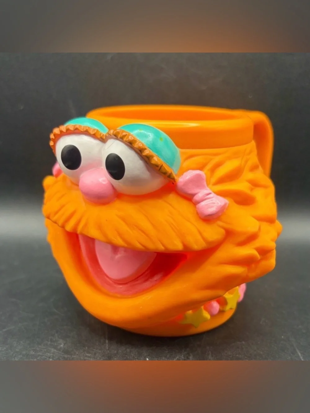 1994 Vintage Applause Zoe 3D Cup Jim Henson The Muppets Collectible Mug